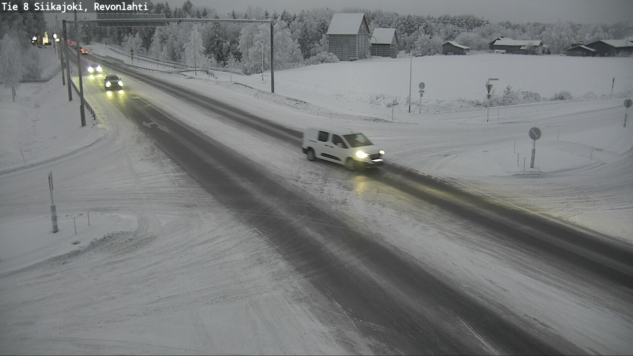 Kelikamerat Kuva Tie 8 Siikajoki, Revonlahti, Siikajoki, Pohjois-Pohjanmaa