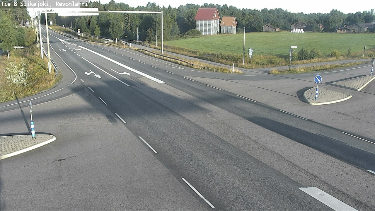 Weather Camera Image Väg 8 Siikajoki, Revolax, Siikajoki, Pohjois-Pohjanmaa
