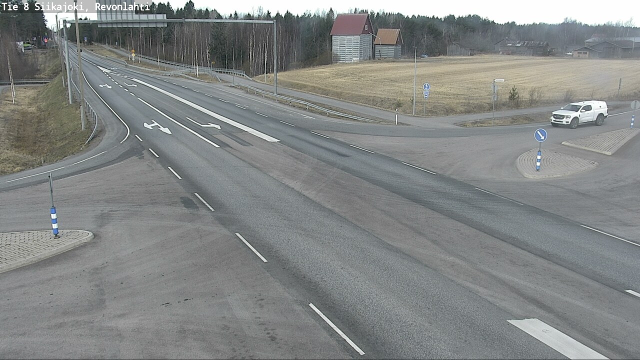 Weather Camera Image Väg 8 Siikajoki, Revolax, Siikajoki, Pohjois-Pohjanmaa