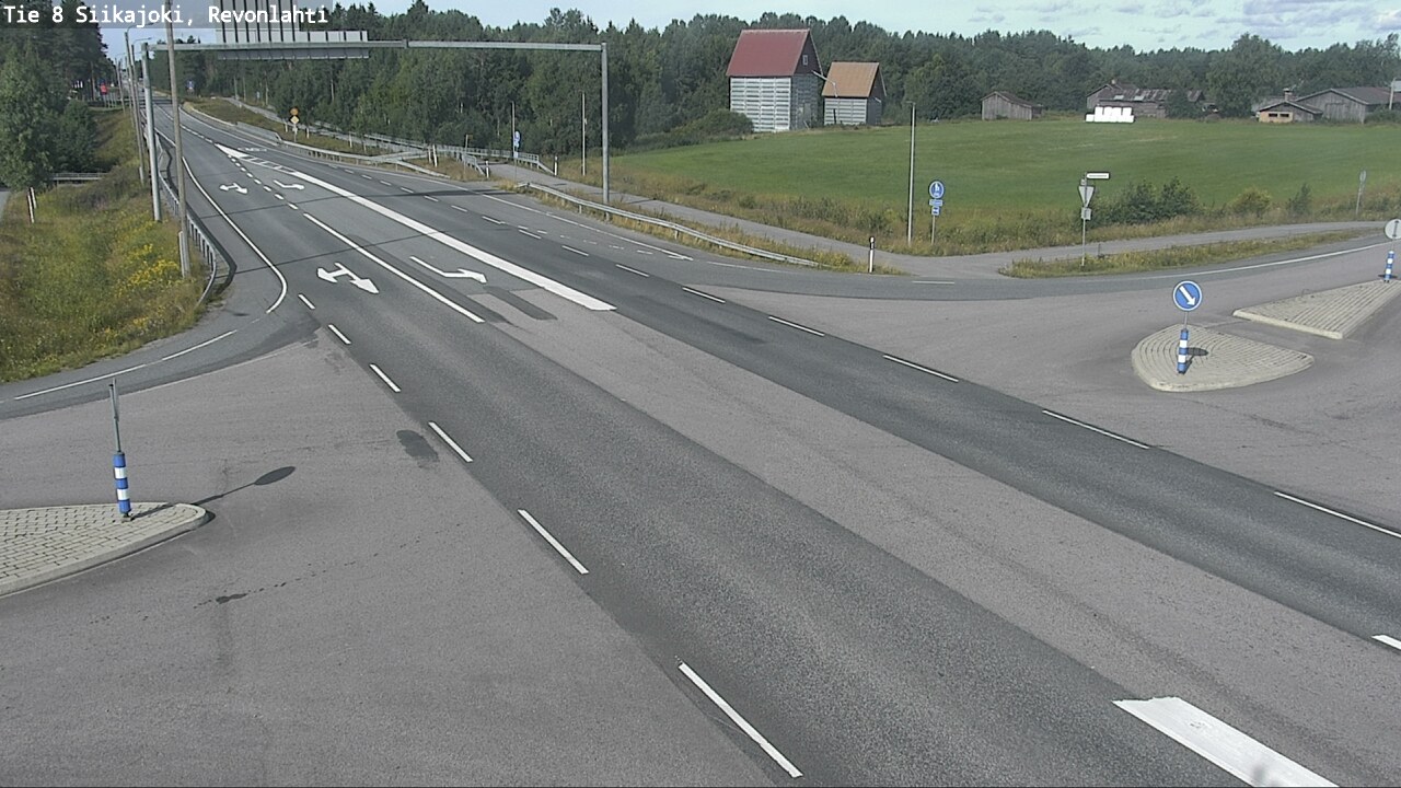 Weather Camera Image Väg 8 Siikajoki, Revolax, Siikajoki, Pohjois-Pohjanmaa