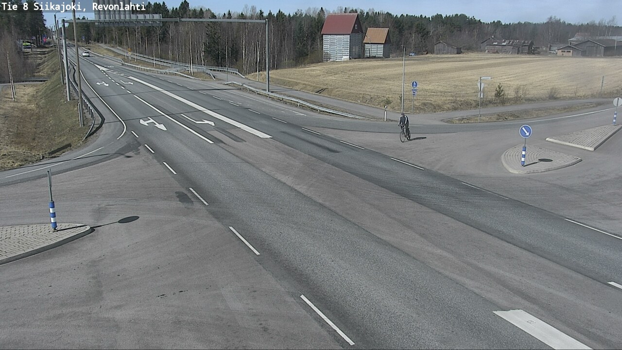 Weather Camera Image Väg 8 Siikajoki, Revolax, Siikajoki, Pohjois-Pohjanmaa