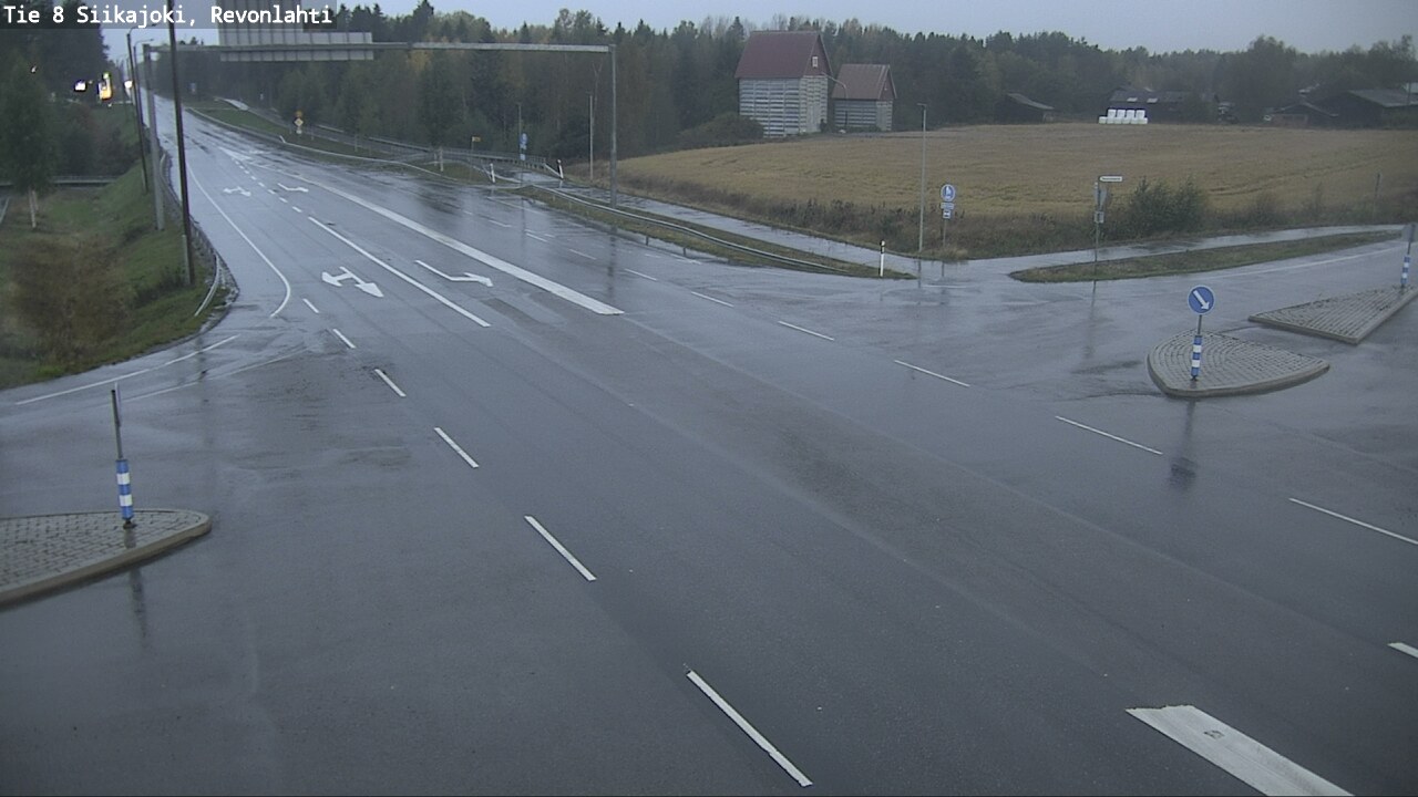 Weather Camera Image Väg 8 Siikajoki, Revolax, Siikajoki, Pohjois-Pohjanmaa