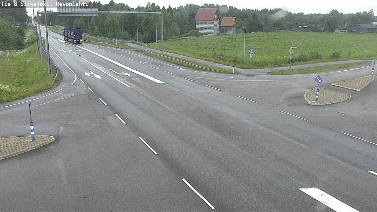 Weather Camera Image Väg 8 Siikajoki, Revolax, Siikajoki, Pohjois-Pohjanmaa