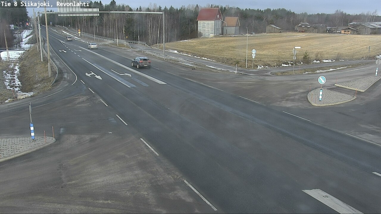 Kelikamerat Kuva Tie 8 Siikajoki, Revonlahti, Siikajoki, Pohjois-Pohjanmaa