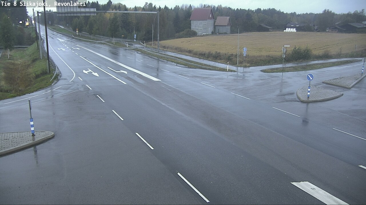 Weather Camera Image Väg 8 Siikajoki, Revolax, Siikajoki, Pohjois-Pohjanmaa