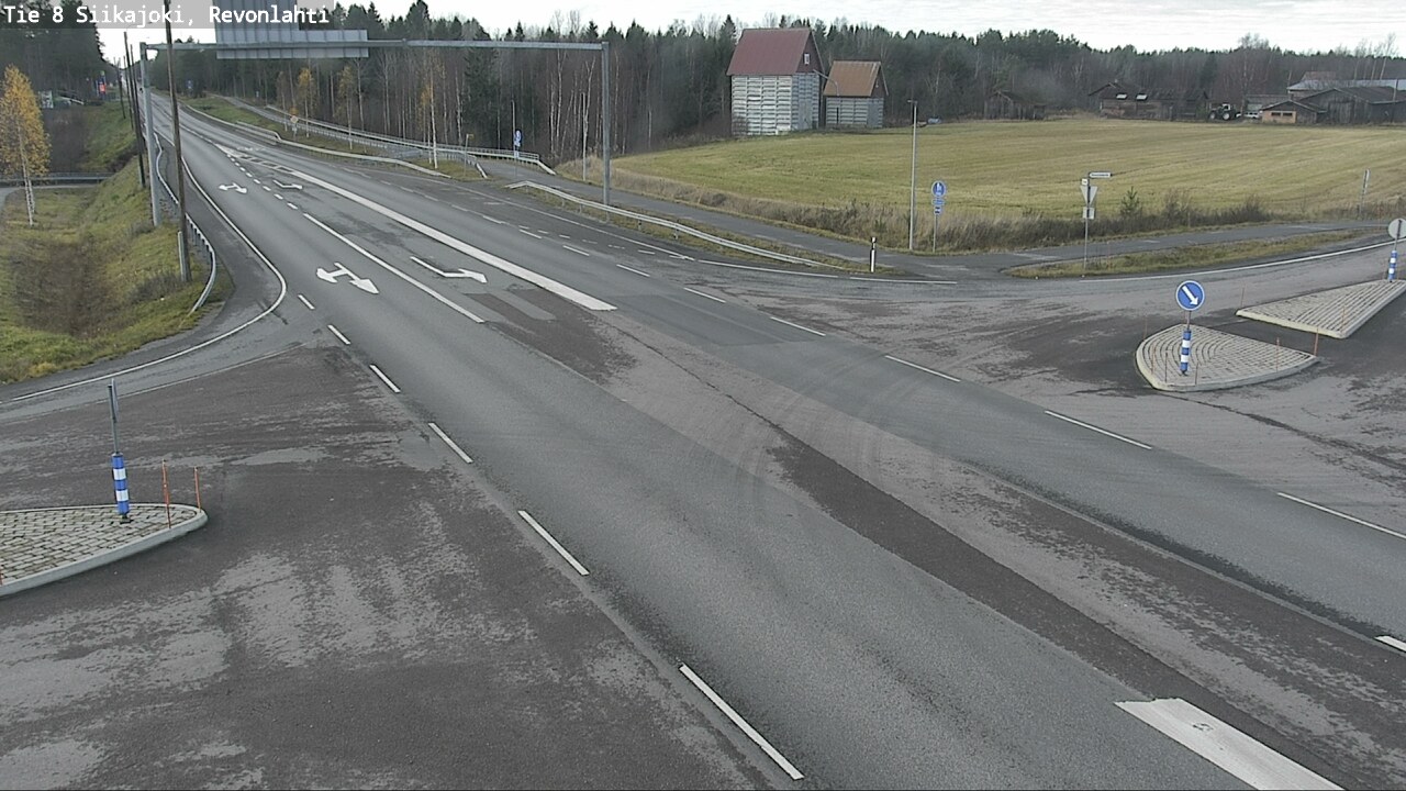 Kelikamerat Kuva Tie 8 Siikajoki, Revonlahti, Siikajoki, Pohjois-Pohjanmaa