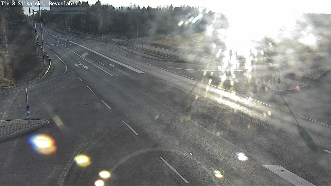 Weather Camera Image Väg 8 Siikajoki, Revolax, Siikajoki, Pohjois-Pohjanmaa