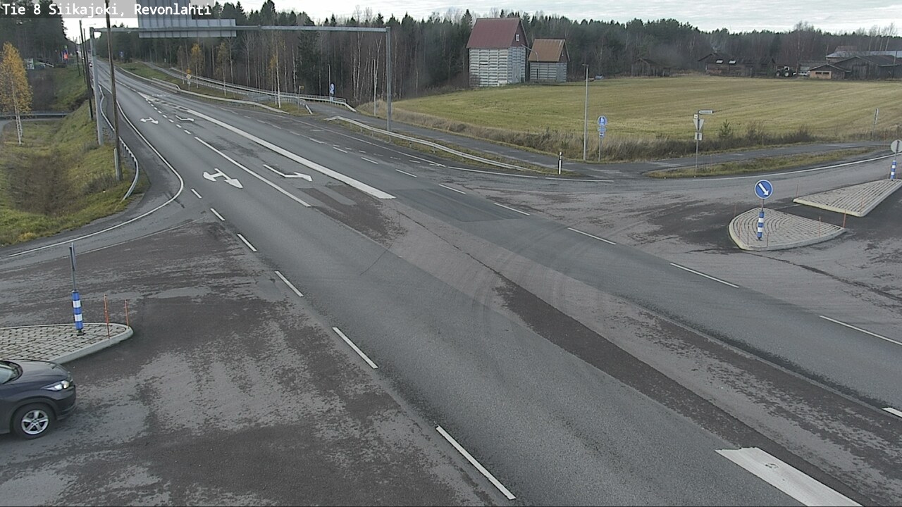 Kelikamerat Kuva Tie 8 Siikajoki, Revonlahti, Siikajoki, Pohjois-Pohjanmaa