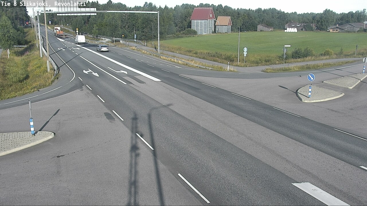 Weather Camera Image Väg 8 Siikajoki, Revolax, Siikajoki, Pohjois-Pohjanmaa