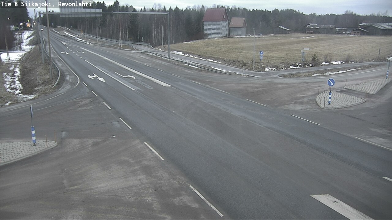 Kelikamerat Kuva Tie 8 Siikajoki, Revonlahti, Siikajoki, Pohjois-Pohjanmaa