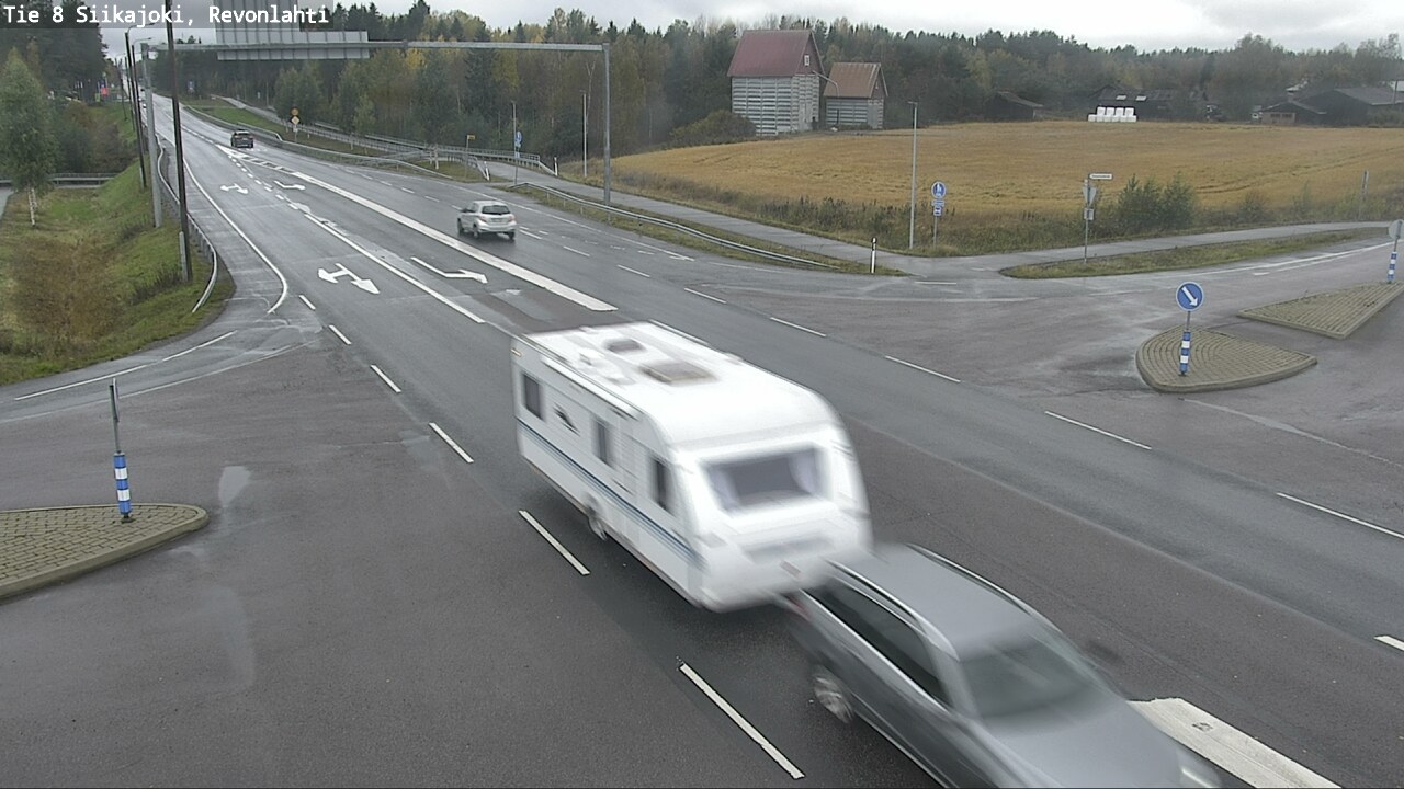 Weather Camera Image Väg 8 Siikajoki, Revolax, Siikajoki, Pohjois-Pohjanmaa