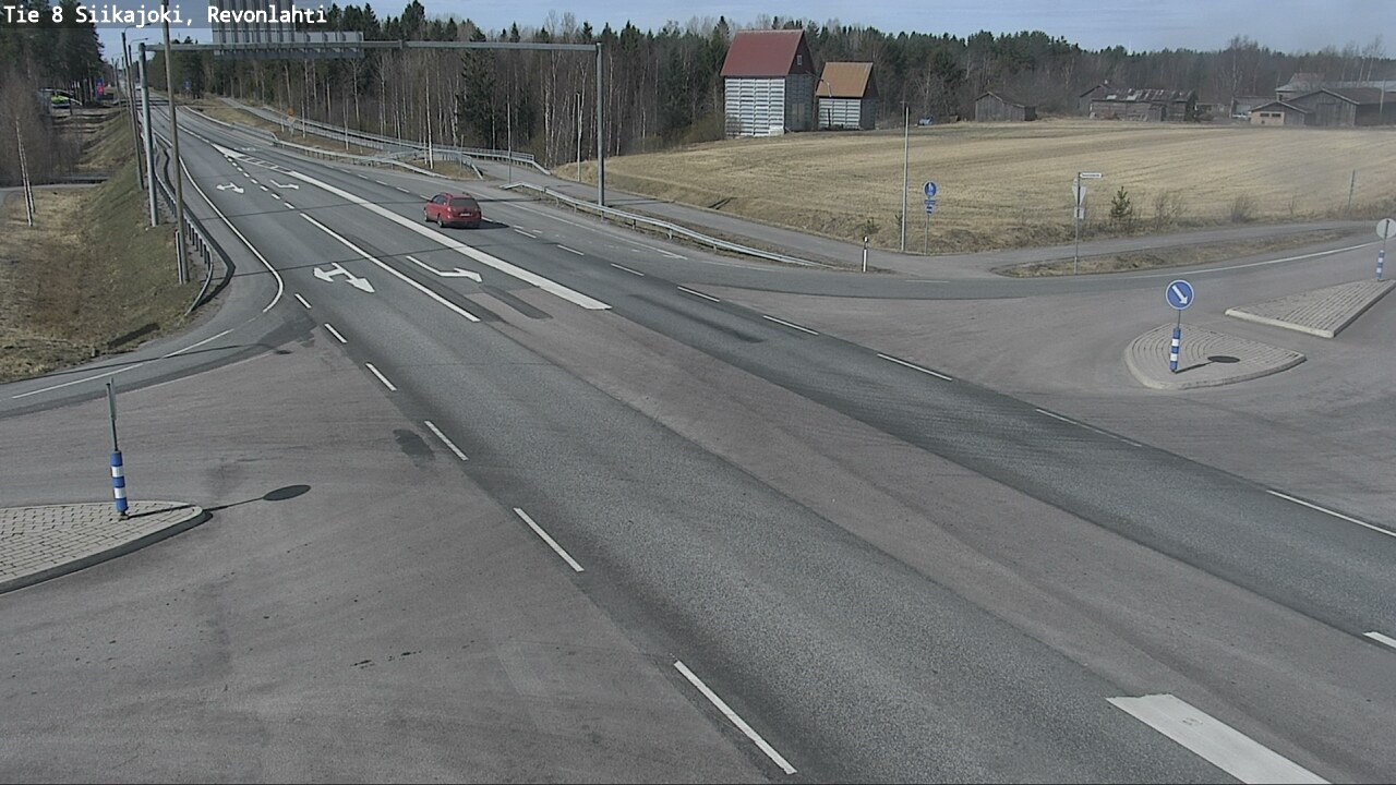 Kelikamerat Kuva Tie 8 Siikajoki, Revonlahti, Siikajoki, Pohjois-Pohjanmaa
