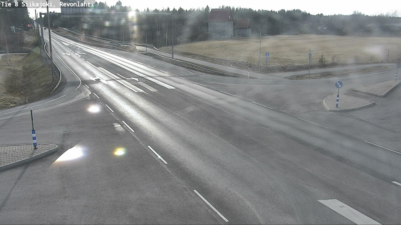 Weather Camera Image Väg 8 Siikajoki, Revolax, Siikajoki, Pohjois-Pohjanmaa