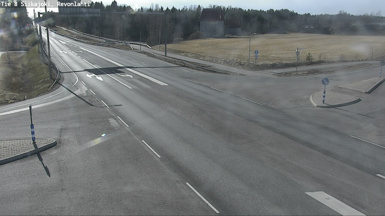 Weather Camera Image Väg 8 Siikajoki, Revolax, Siikajoki, Pohjois-Pohjanmaa