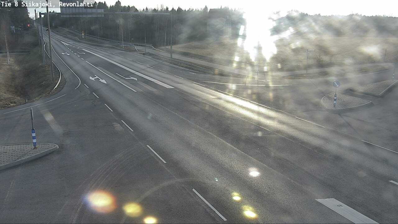 Weather Camera Image Väg 8 Siikajoki, Revolax, Siikajoki, Pohjois-Pohjanmaa