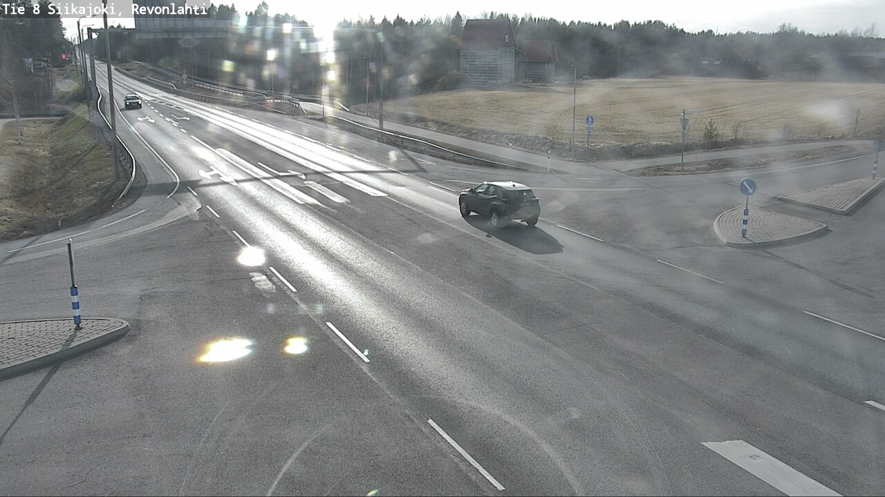 Weather Camera Image Väg 8 Siikajoki, Revolax, Siikajoki, Pohjois-Pohjanmaa