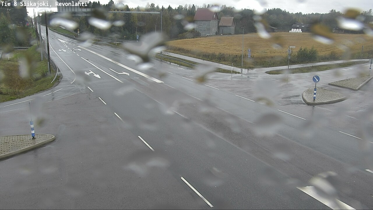 Weather Camera Image Road 8 Siikajoki, Revonlahti, Siikajoki, Pohjois-Pohjanmaa