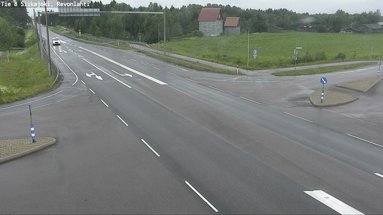 Weather Camera Image Väg 8 Siikajoki, Revolax, Siikajoki, Pohjois-Pohjanmaa