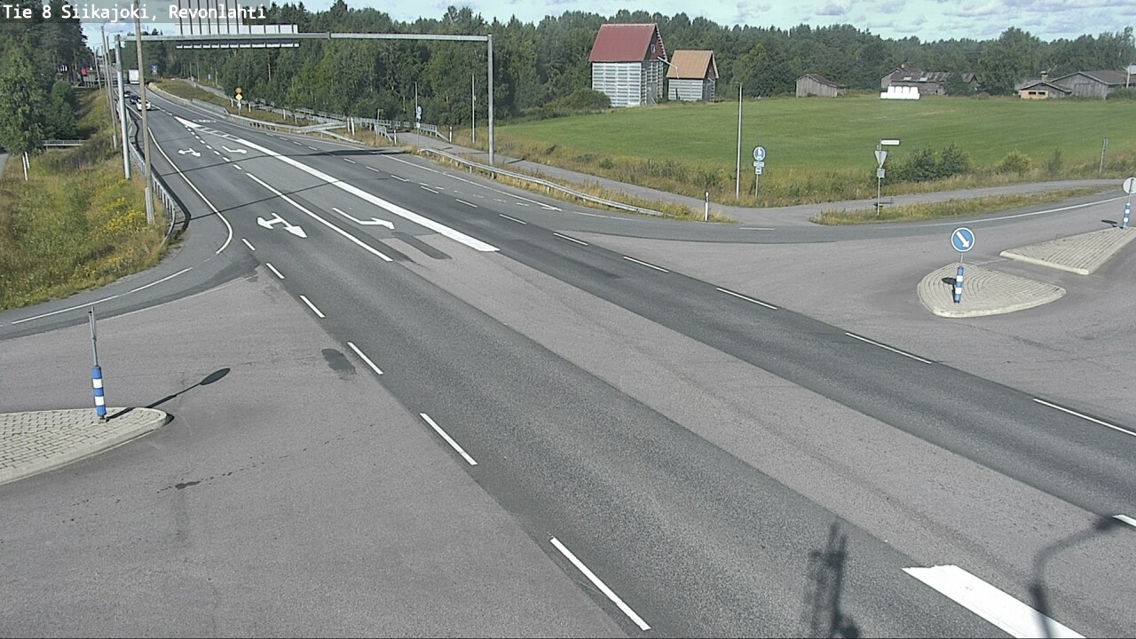 Weather Camera Image Väg 8 Siikajoki, Revolax, Siikajoki, Pohjois-Pohjanmaa