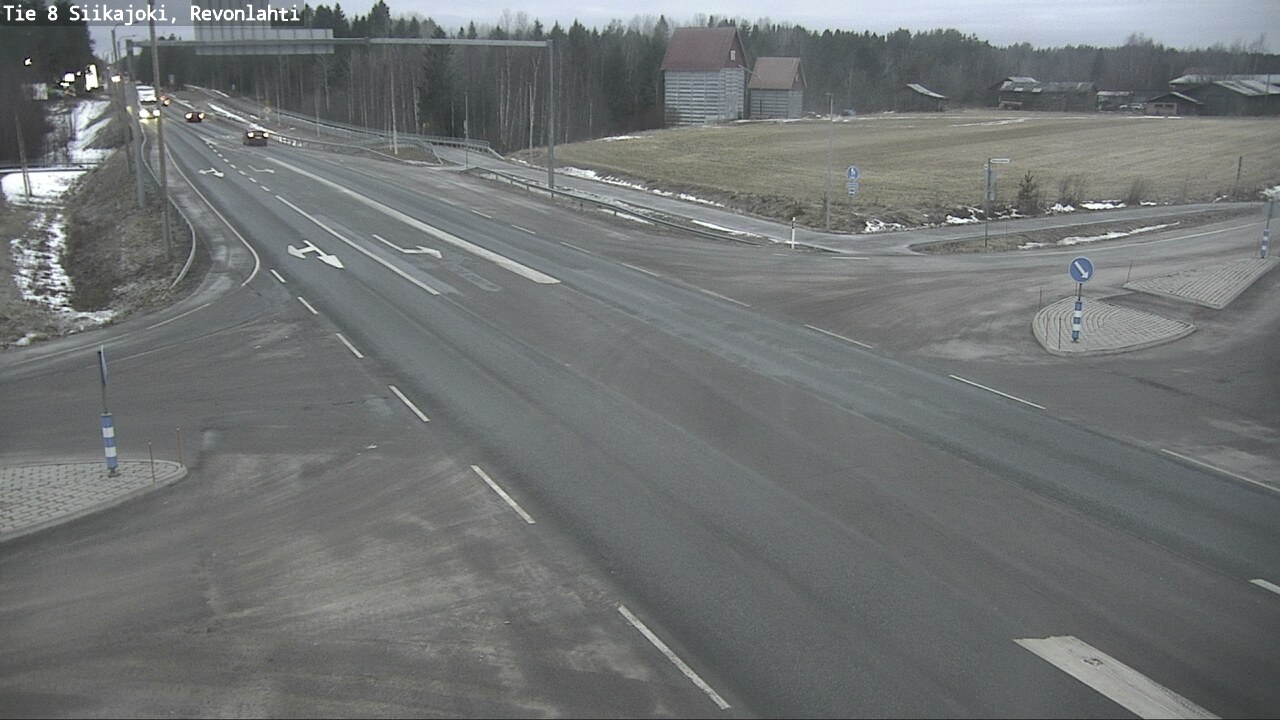 Kelikamerat Kuva Tie 8 Siikajoki, Revonlahti, Siikajoki, Pohjois-Pohjanmaa