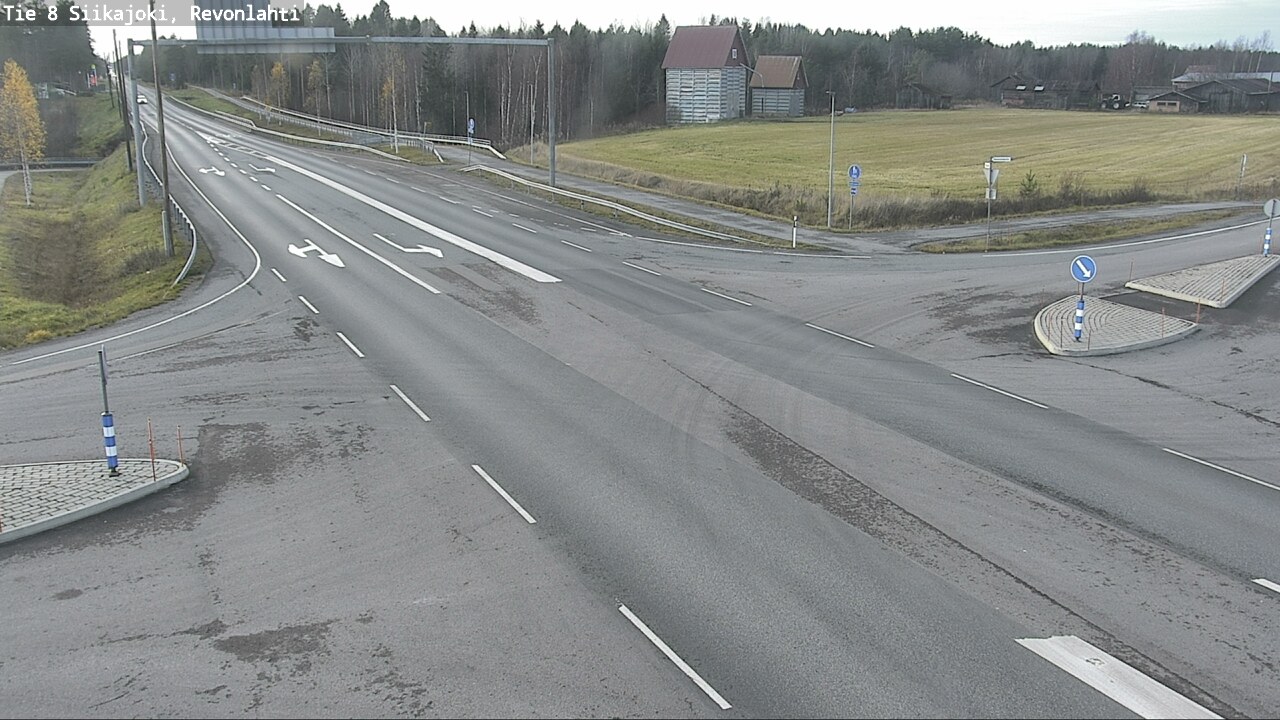 Kelikamerat Kuva Tie 8 Siikajoki, Revonlahti, Siikajoki, Pohjois-Pohjanmaa