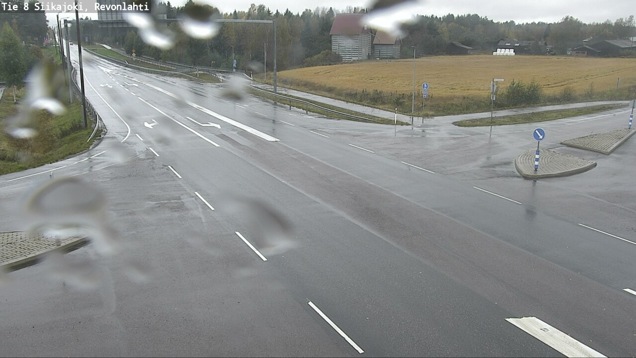 Weather Camera Image Väg 8 Siikajoki, Revolax, Siikajoki, Pohjois-Pohjanmaa