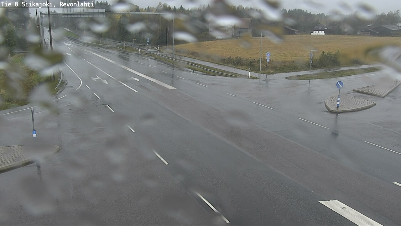 Weather Camera Image Väg 8 Siikajoki, Revolax, Siikajoki, Pohjois-Pohjanmaa