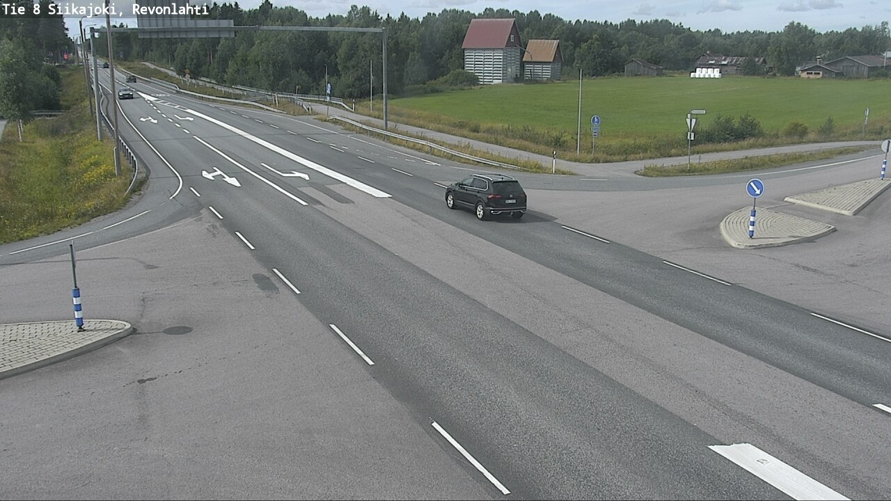 Weather Camera Image Road 8 Siikajoki, Revonlahti, Siikajoki, Pohjois-Pohjanmaa