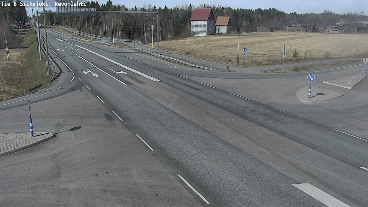 Kelikamerat Kuva Tie 8 Siikajoki, Revonlahti, Siikajoki, Pohjois-Pohjanmaa