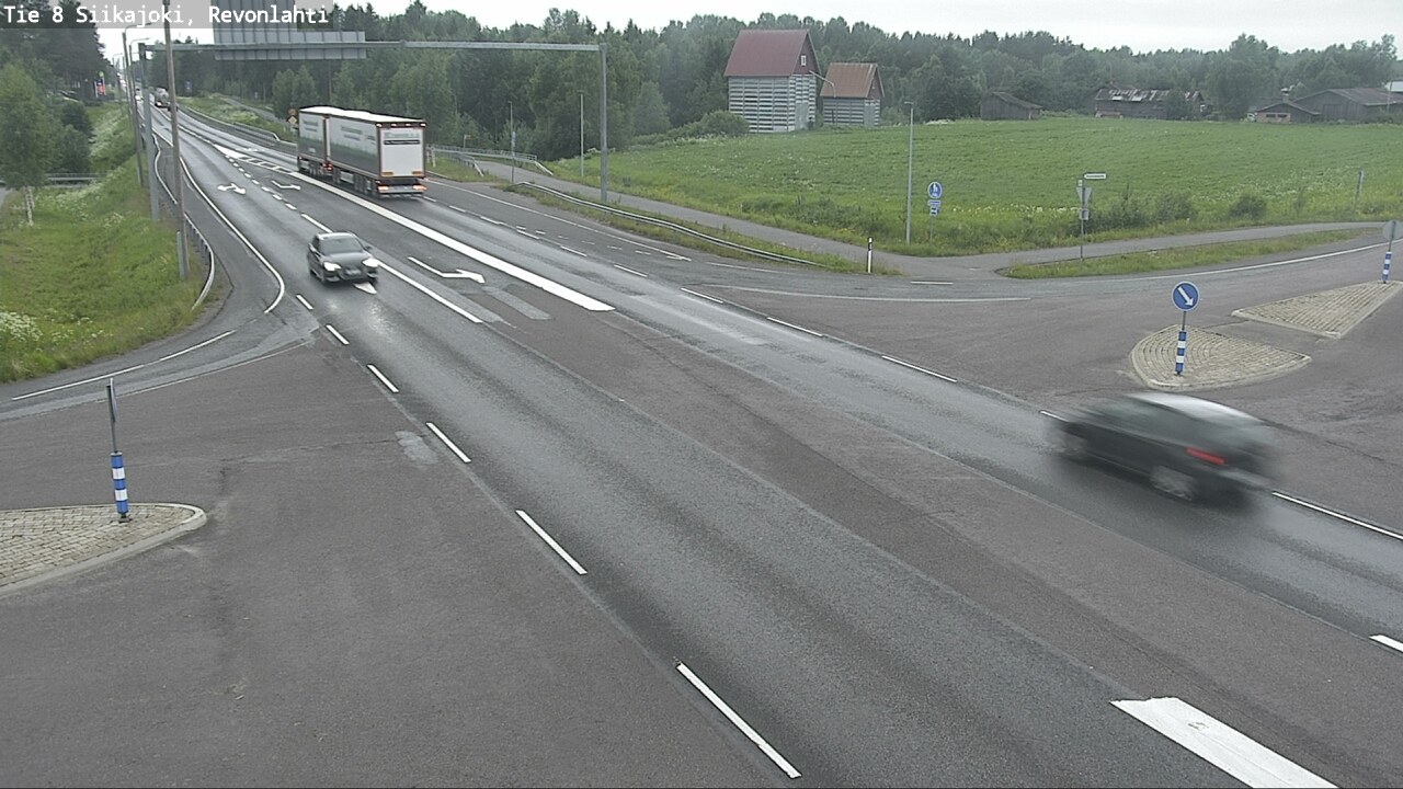 Kelikamerat Kuva Tie 8 Siikajoki, Revonlahti, Siikajoki, Pohjois-Pohjanmaa