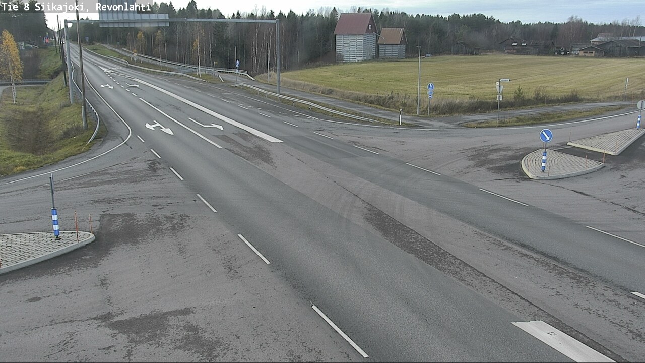 Kelikamerat Kuva Tie 8 Siikajoki, Revonlahti, Siikajoki, Pohjois-Pohjanmaa