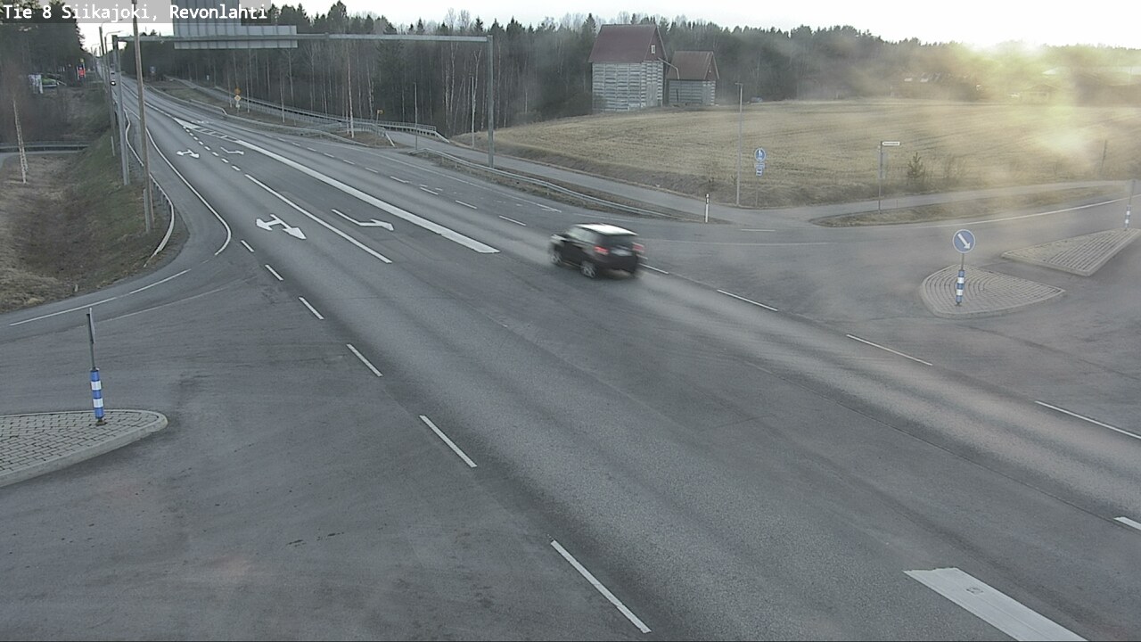 Weather Camera Image Väg 8 Siikajoki, Revolax, Siikajoki, Pohjois-Pohjanmaa