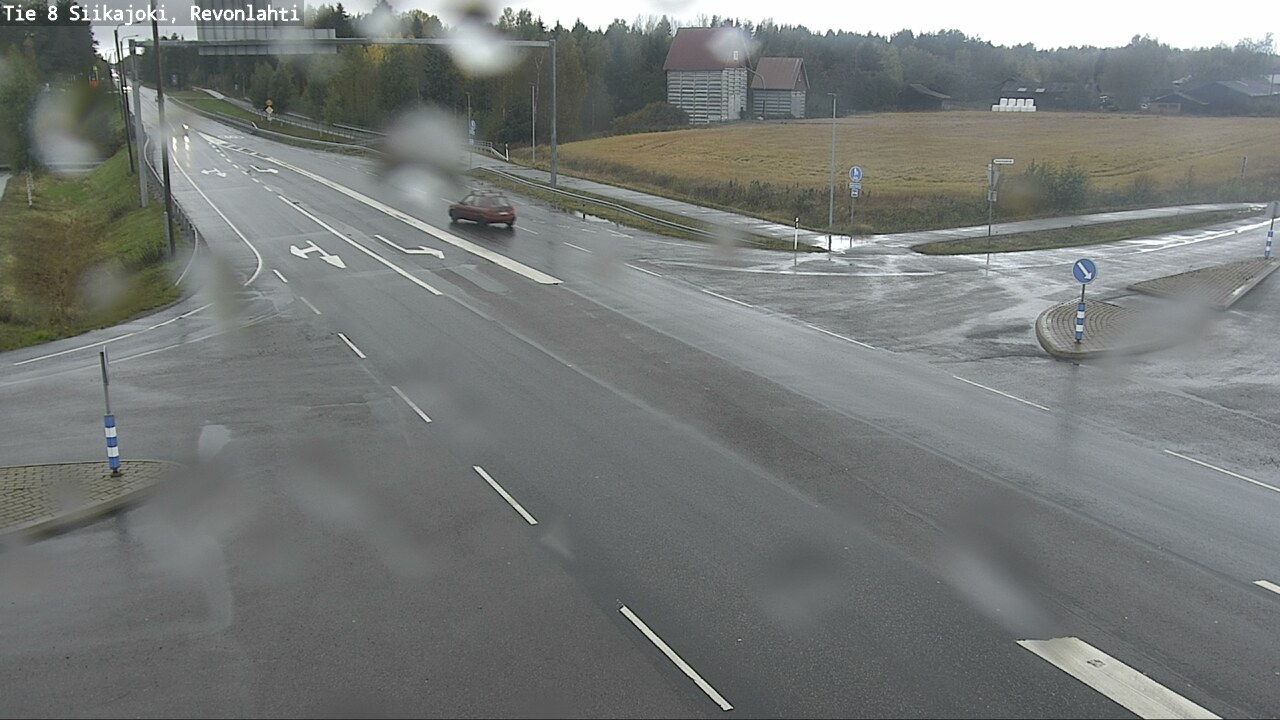 Weather Camera Image Väg 8 Siikajoki, Revolax, Siikajoki, Pohjois-Pohjanmaa