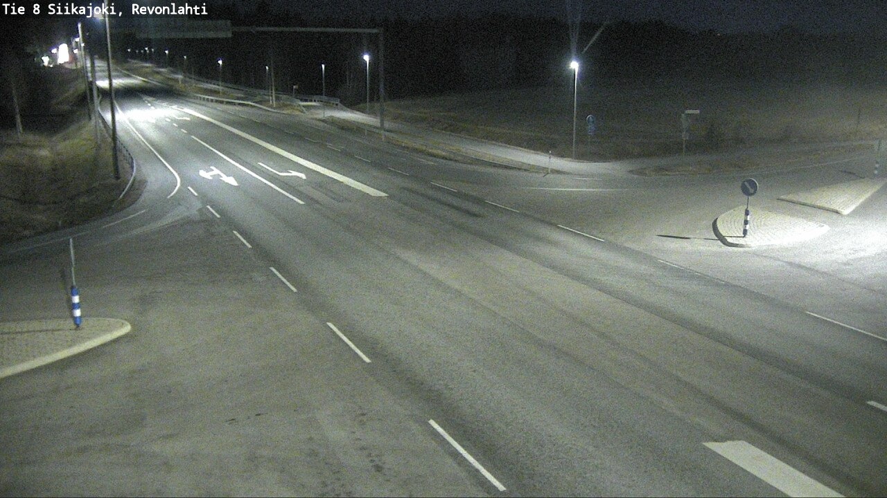 Weather Camera Image Väg 8 Siikajoki, Revolax, Siikajoki, Pohjois-Pohjanmaa