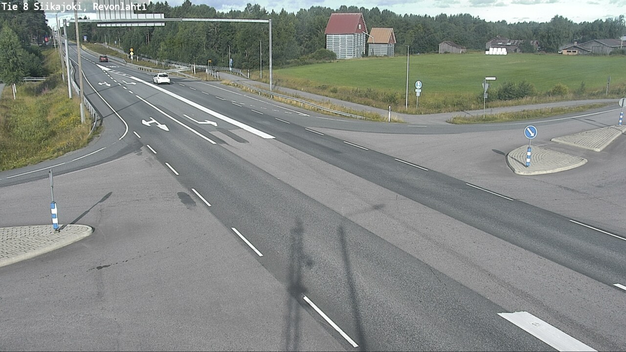 Weather Camera Image Väg 8 Siikajoki, Revolax, Siikajoki, Pohjois-Pohjanmaa
