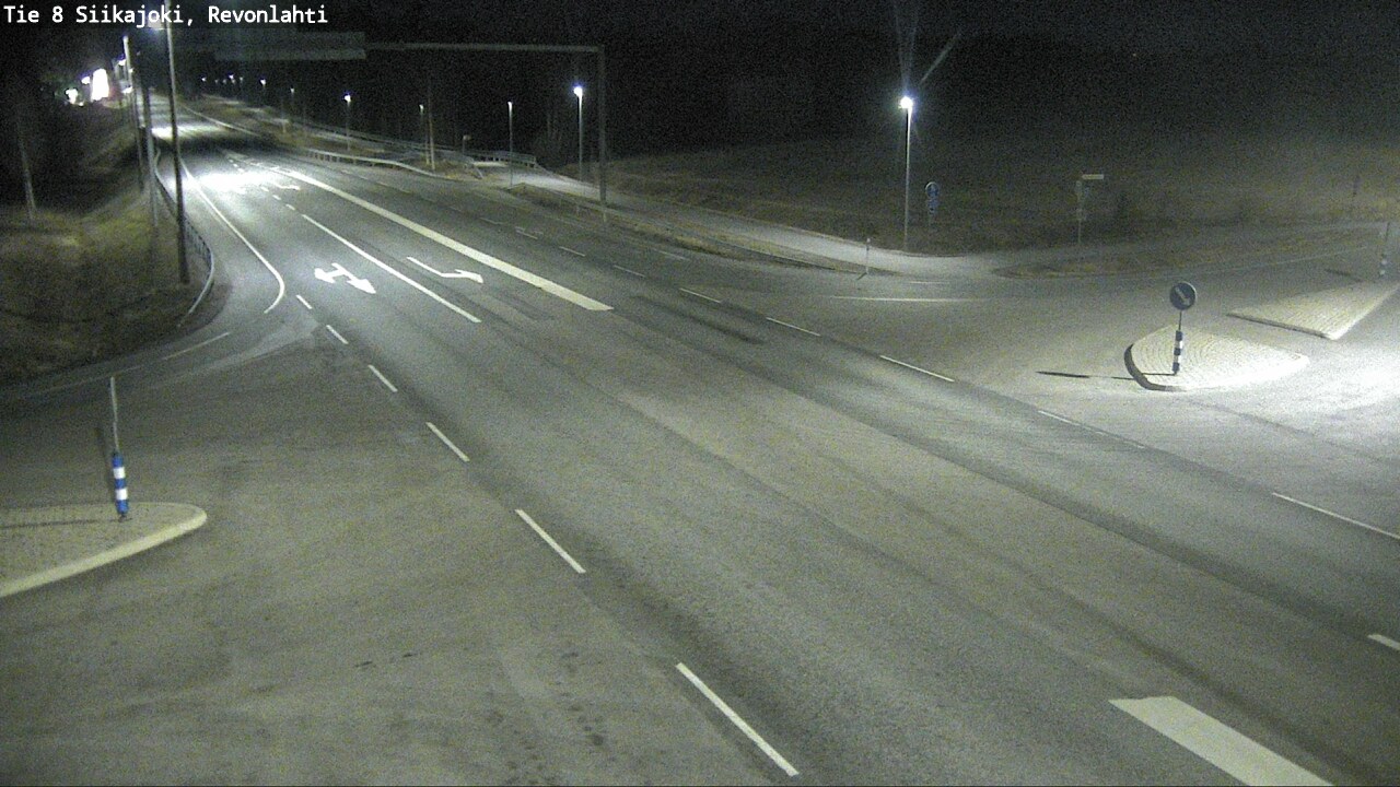 Weather Camera Image Väg 8 Siikajoki, Revolax, Siikajoki, Pohjois-Pohjanmaa