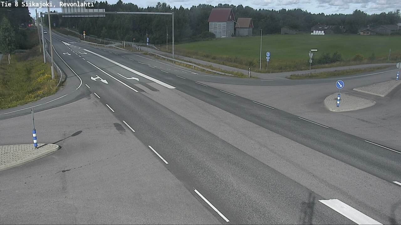 Weather Camera Image Väg 8 Siikajoki, Revolax, Siikajoki, Pohjois-Pohjanmaa