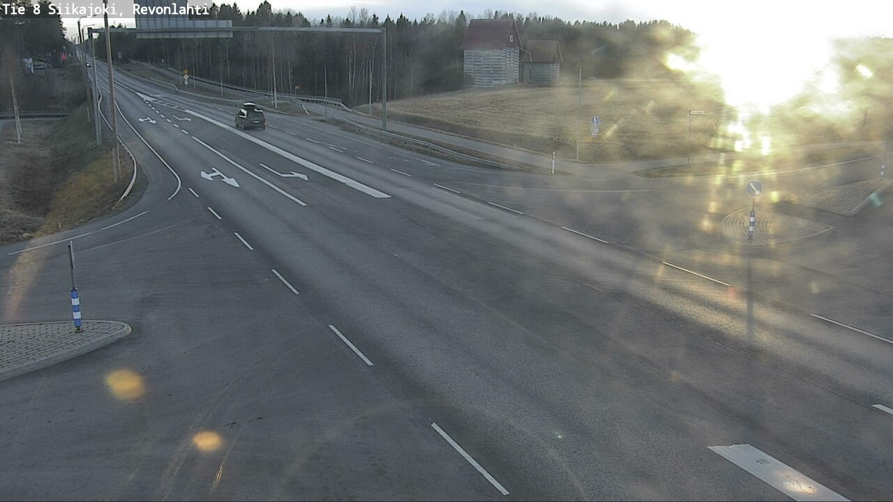 Weather Camera Image Väg 8 Siikajoki, Revolax, Siikajoki, Pohjois-Pohjanmaa