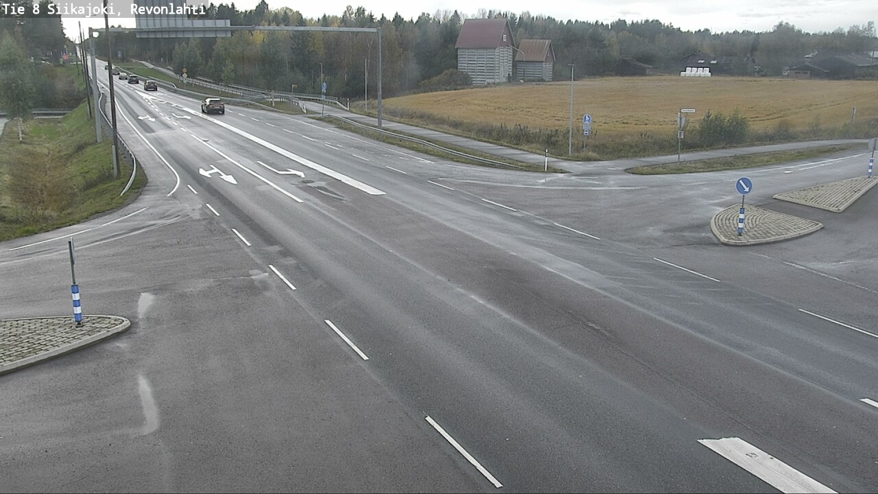Weather Camera Image Road 8 Siikajoki, Revonlahti, Siikajoki, Pohjois-Pohjanmaa