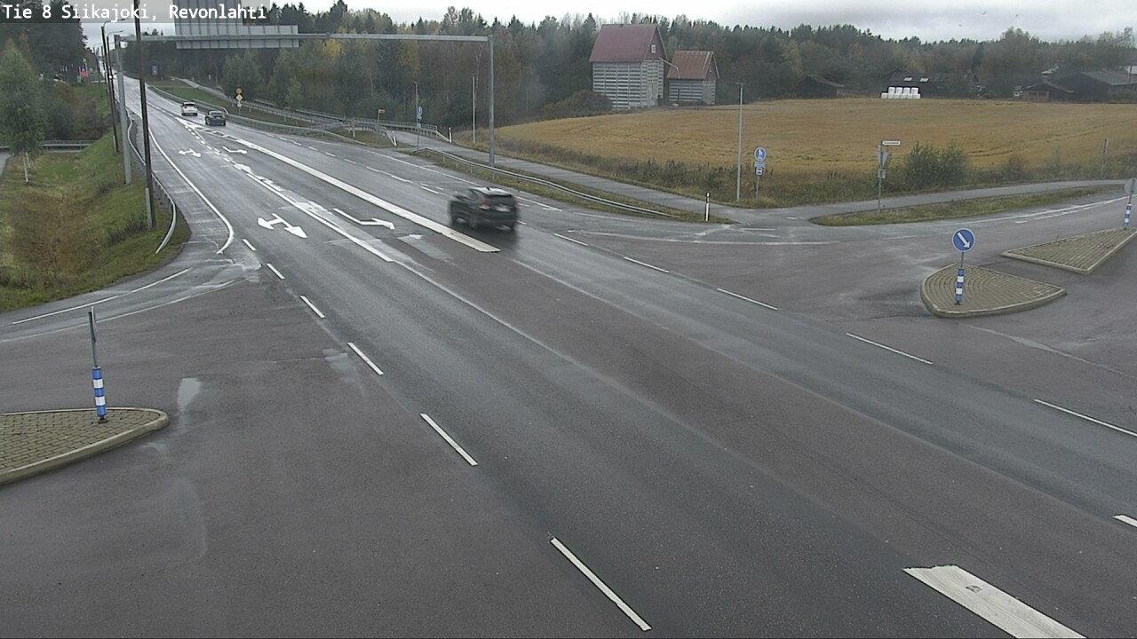 Weather Camera Image Väg 8 Siikajoki, Revolax, Siikajoki, Pohjois-Pohjanmaa