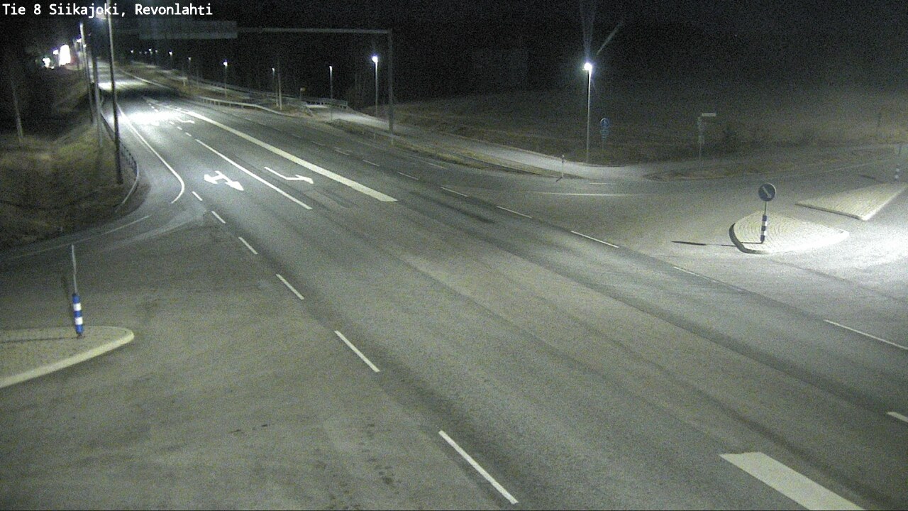 Weather Camera Image Väg 8 Siikajoki, Revolax, Siikajoki, Pohjois-Pohjanmaa