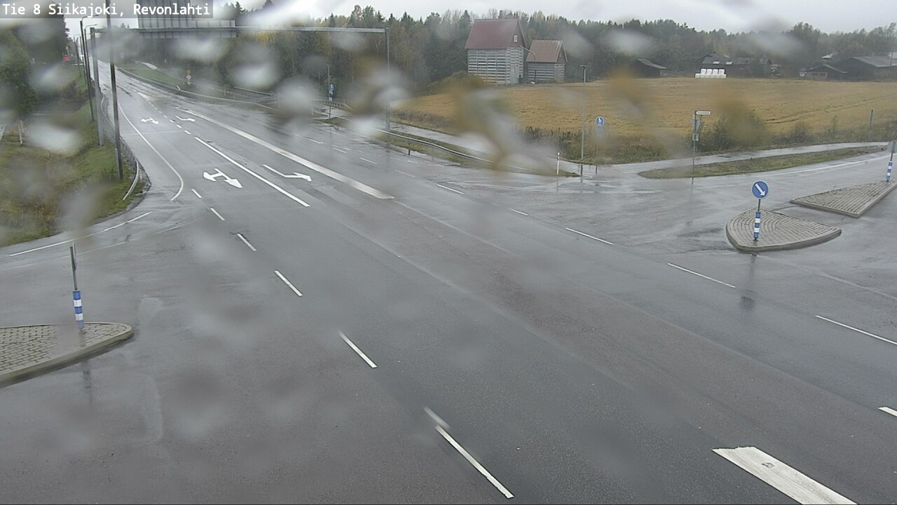 Weather Camera Image Väg 8 Siikajoki, Revolax, Siikajoki, Pohjois-Pohjanmaa