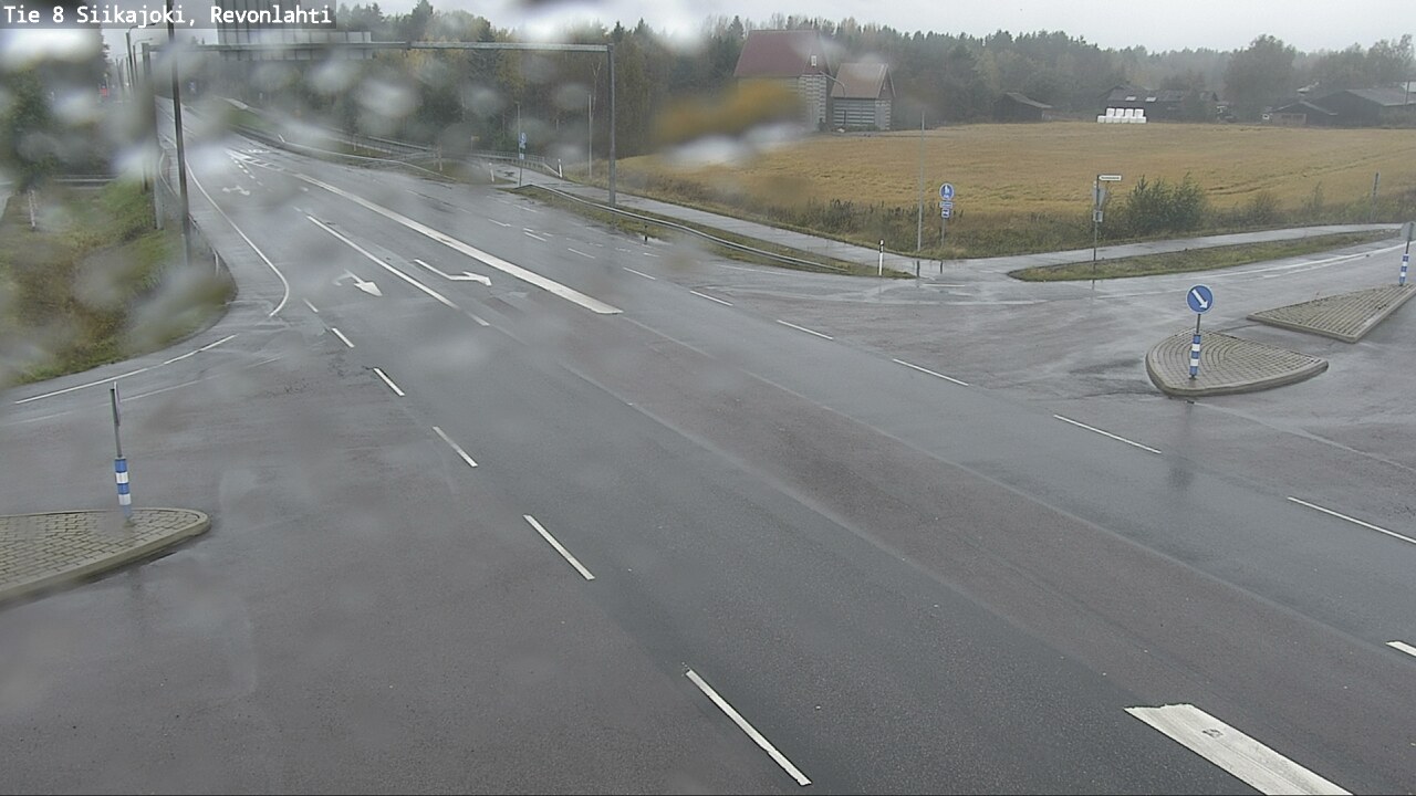Weather Camera Image Väg 8 Siikajoki, Revolax, Siikajoki, Pohjois-Pohjanmaa