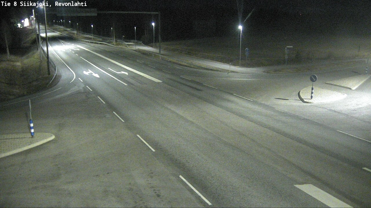 Weather Camera Image Väg 8 Siikajoki, Revolax, Siikajoki, Pohjois-Pohjanmaa