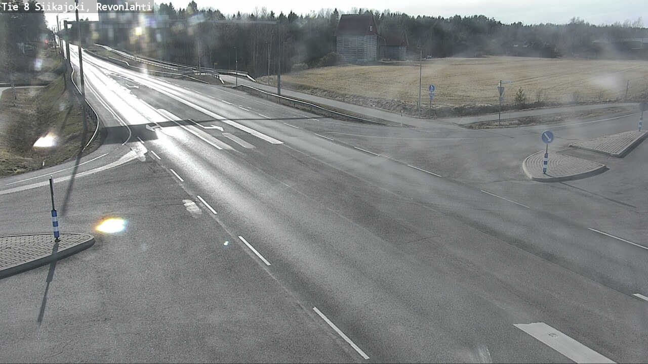 Weather Camera Image Väg 8 Siikajoki, Revolax, Siikajoki, Pohjois-Pohjanmaa