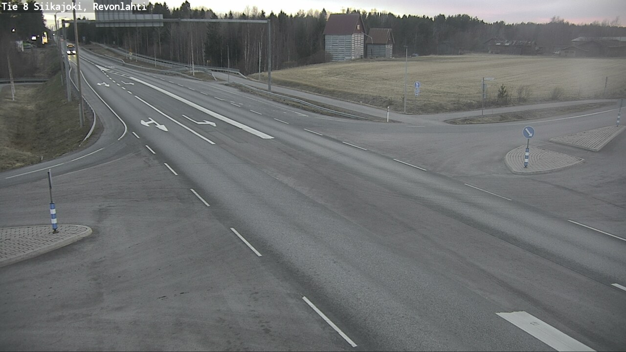 Weather Camera Image Väg 8 Siikajoki, Revolax, Siikajoki, Pohjois-Pohjanmaa