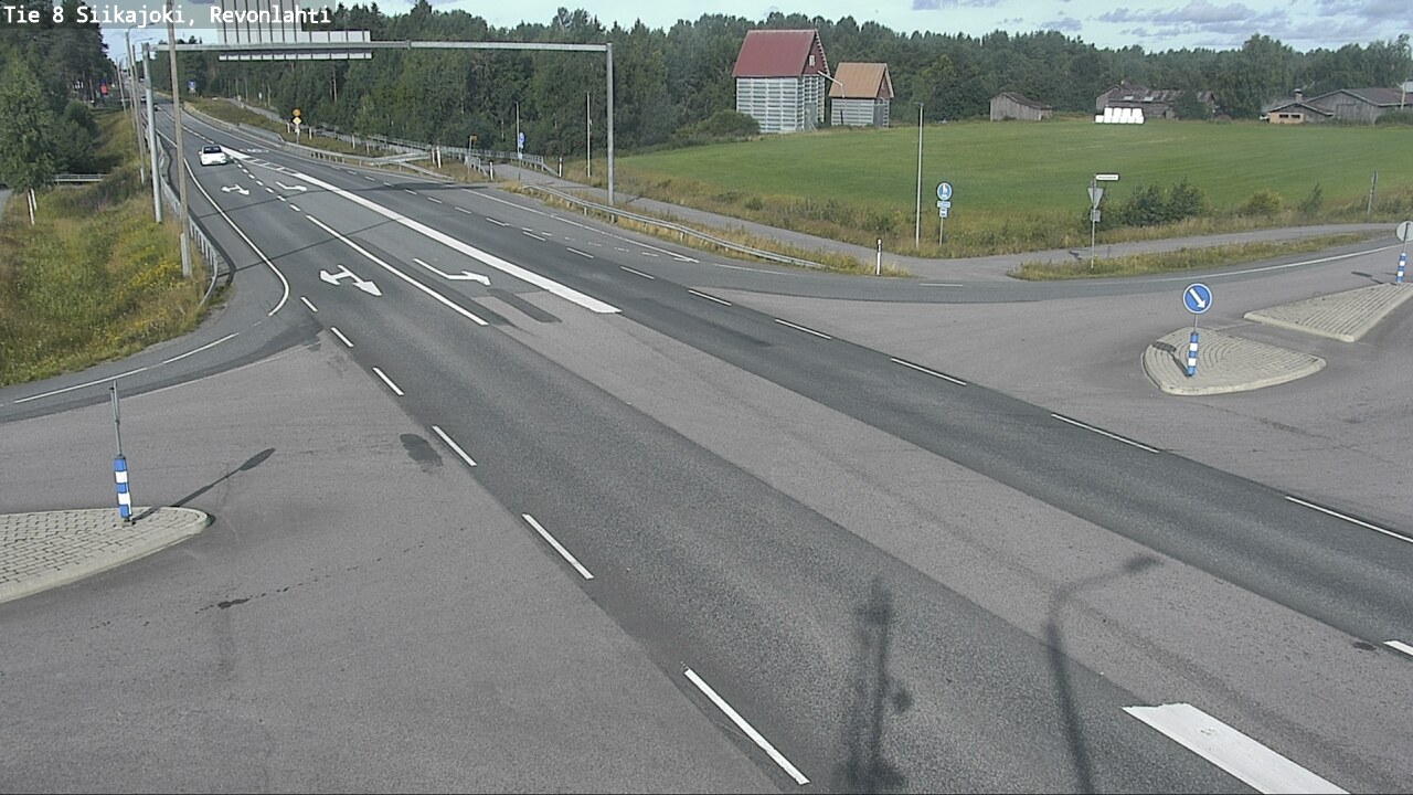 Weather Camera Image Väg 8 Siikajoki, Revolax, Siikajoki, Pohjois-Pohjanmaa