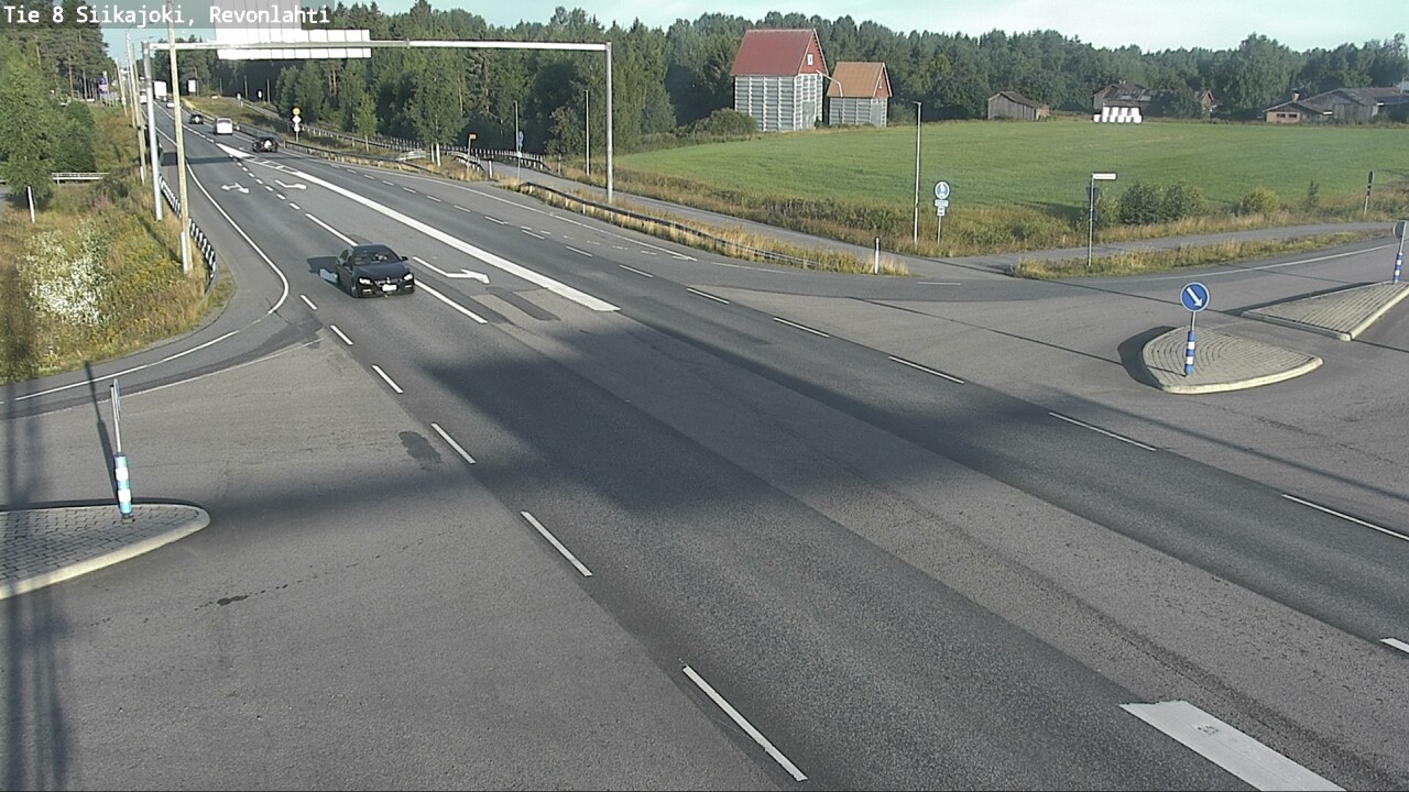Weather Camera Image Väg 8 Siikajoki, Revolax, Siikajoki, Pohjois-Pohjanmaa