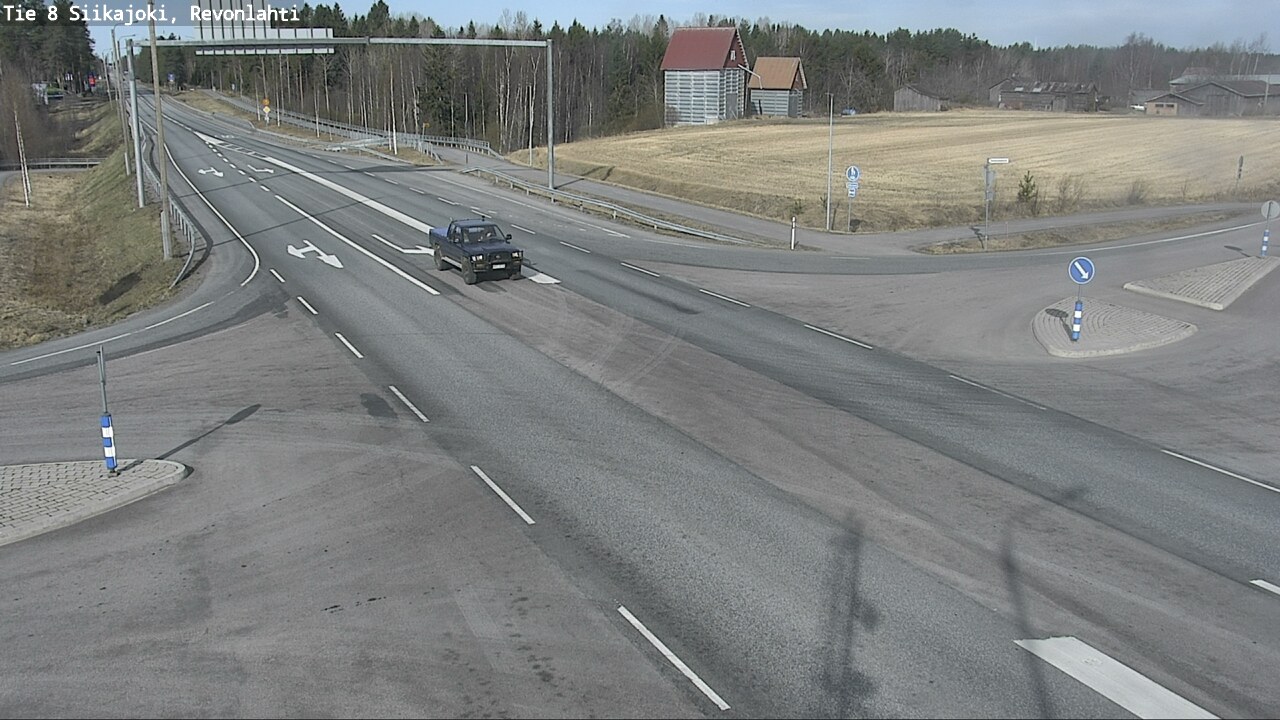 Weather Camera Image Väg 8 Siikajoki, Revolax, Siikajoki, Pohjois-Pohjanmaa