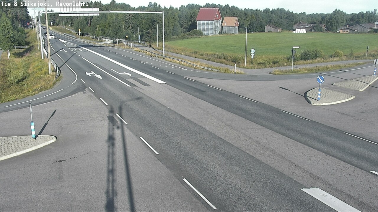 Weather Camera Image Väg 8 Siikajoki, Revolax, Siikajoki, Pohjois-Pohjanmaa